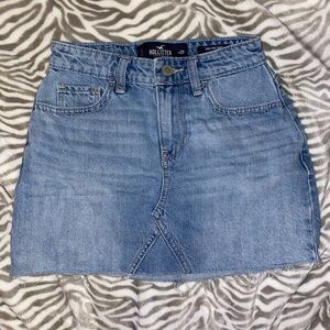 Hollister High-Rise Denim Skirt